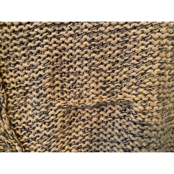 Cloth Orange Black Braided V-Neck Sweater - Picture 6 of 6